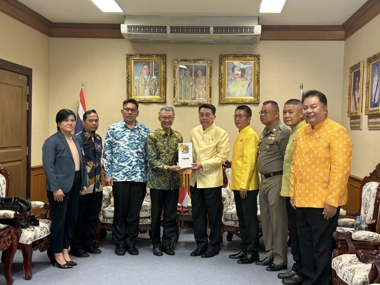 อธิการบดี ต้อนรับ ฯพณฯ ระห์หมัด บูดีมัน